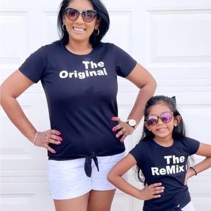 Mommy and me Tshirts set